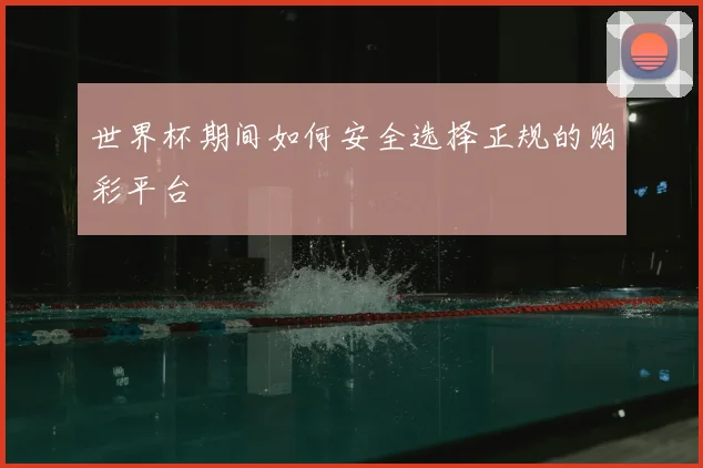 世界杯期间如何安全选择正规的购彩平台